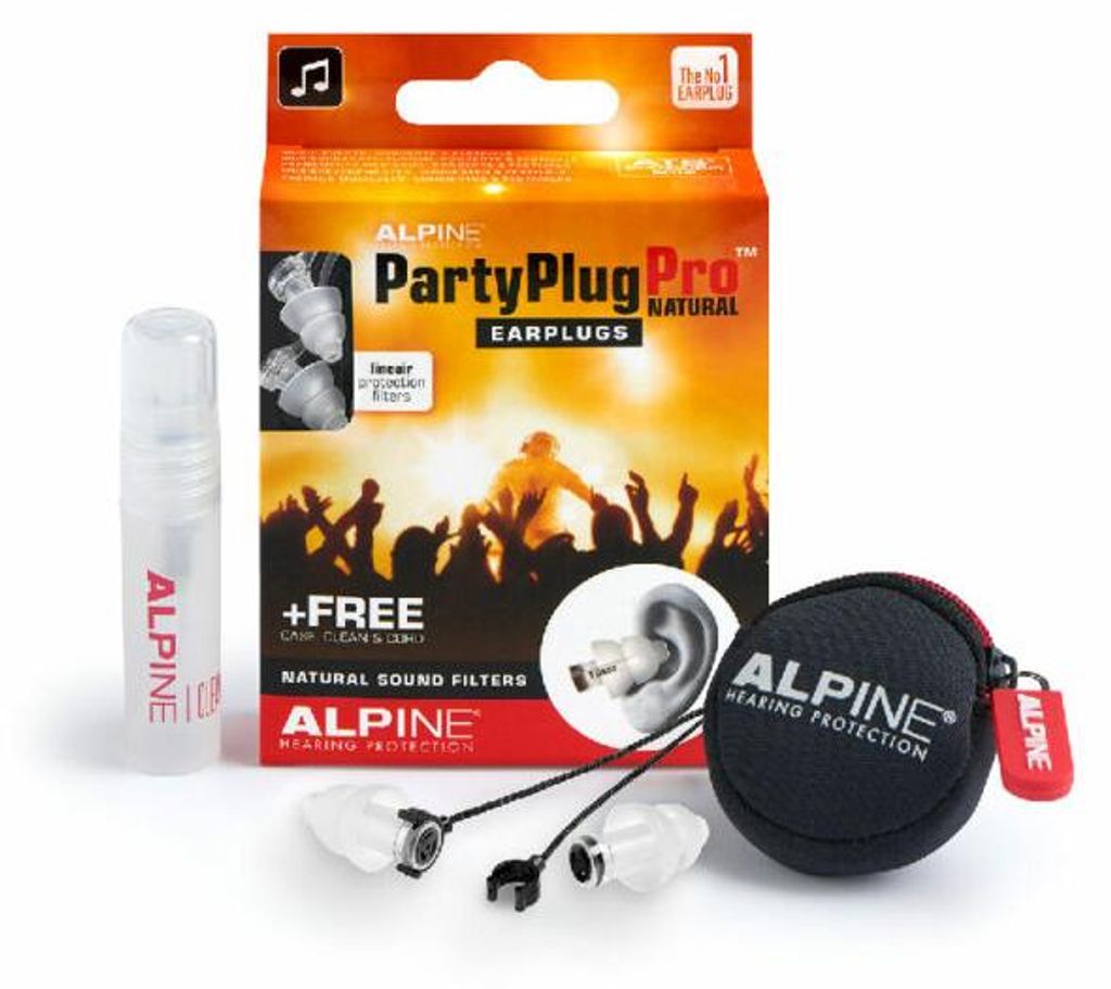 ALPINE MusicSafe Party Plug PRO, transparente Imagen del producto 