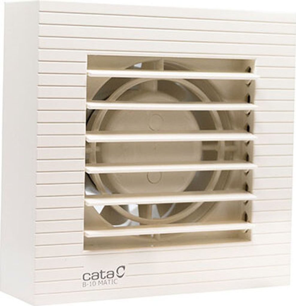 CATA B-10 MATIC T, Wand, Schlafzimmer, Weiß, Kunststoff, 98 m³/h, 10 cm