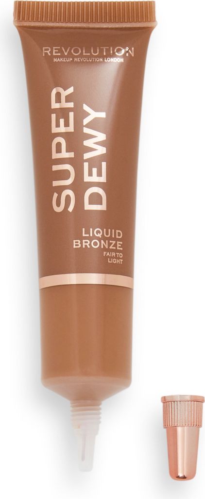 Revolution, Bronzer w płynie fair to light super dewy Produktbild 