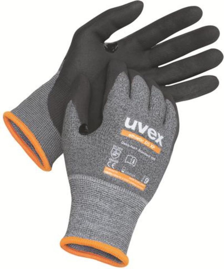 Uvex 60030, Fabrik-Handschuhe, Anthrazit, Grau, Produktbild 
