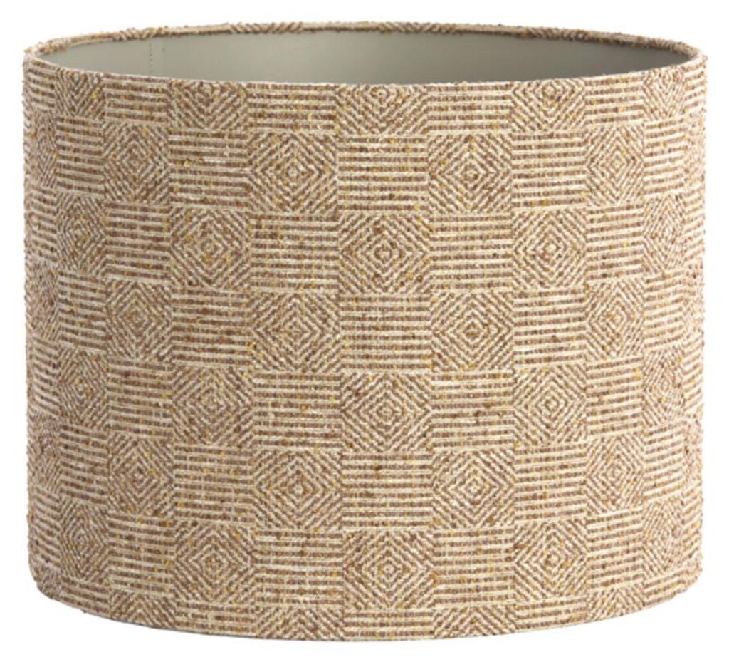 Light & Living - lampenschirm - RAVI - braun - textil - E27 - 2240600