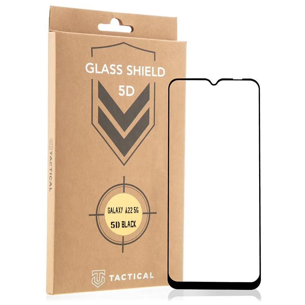 Protection Écran Verre Trempé 5D pour Samsung Galaxy A22 5G Noir