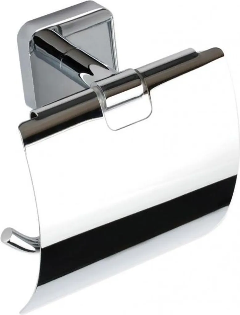 Porte-rouleau de WC mural TASI 13 cm design laiton brillant moderne