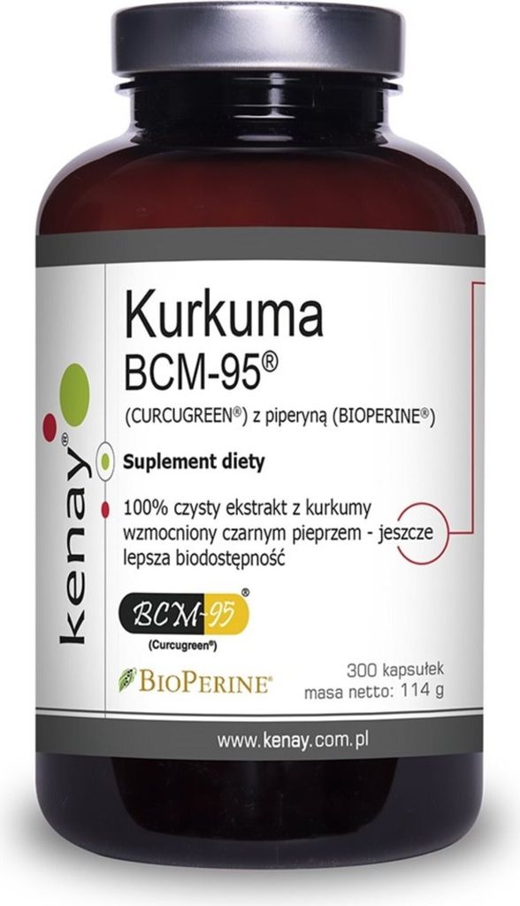 Kenay Kurkuma BCM-95 mit Piperin 300 Kapseln