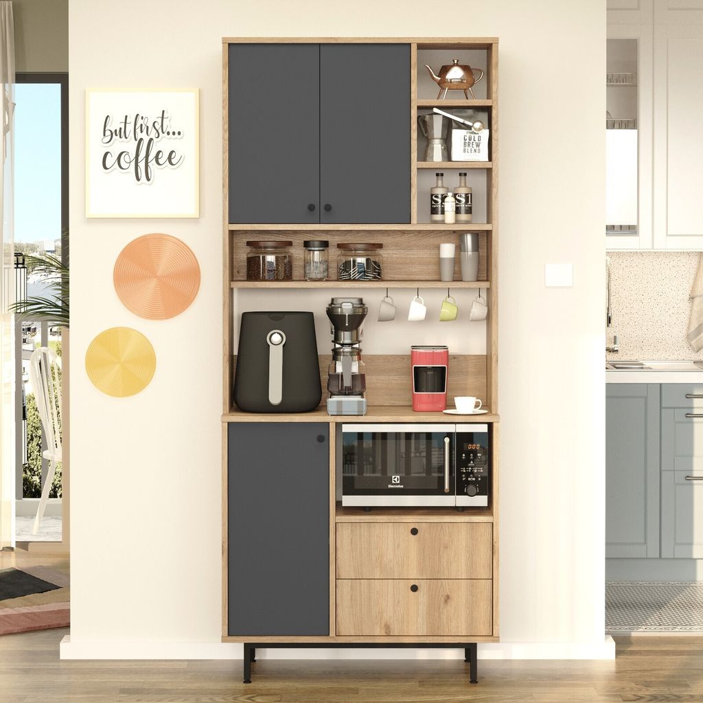 Skye Decor, RE6-SA, szafka, szafka wielofunkcyjna, dąb, 88 Zdjęcie produktu 