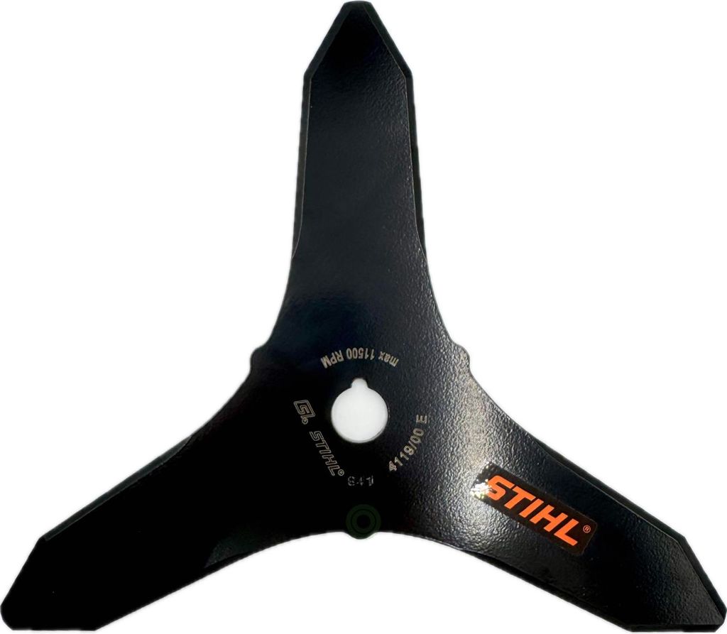 Stihl 41197134100, Čepeľ pre krovinorez, Čierna, Oceľ, 1 Obrázok produktu 