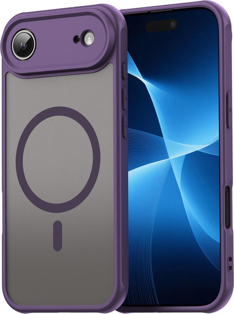 Matte Case Magsafe für iPhone 17 Air Schutzhülle Kratzfest Passgenau in Lila