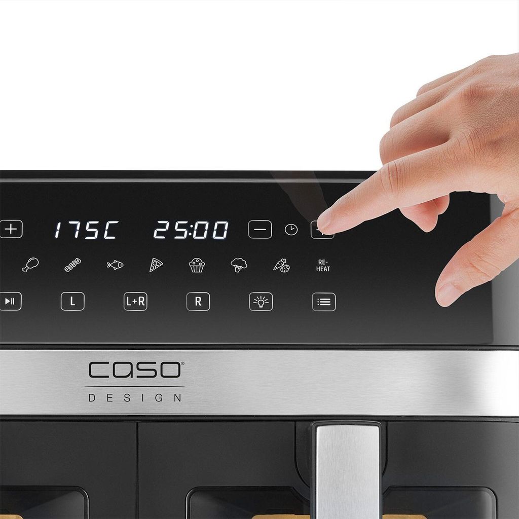 Caso 3186 AirFry Duo Chef Doppel-Heißluftfritteuse, Produktbild 