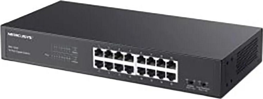 Mercusys MS116GS Management Switch, 16 Ports 10/100/1000 Mbps, 32 Gbps Schaltkapazität, 294x140x44mm