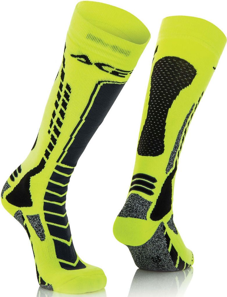 Acerbis MX Pro Socken, schwarz/gelb, 2XL