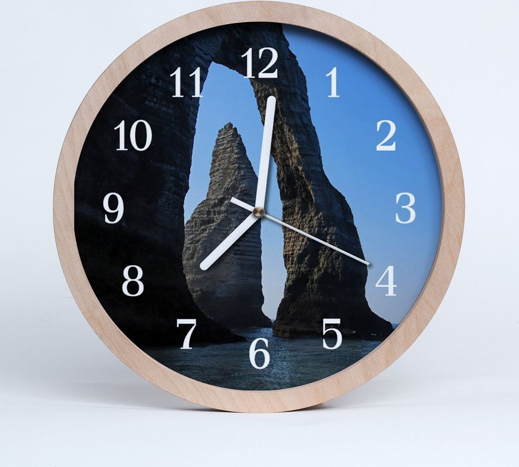 Holzuhr 20fi cm wanduhr - Rock Natur