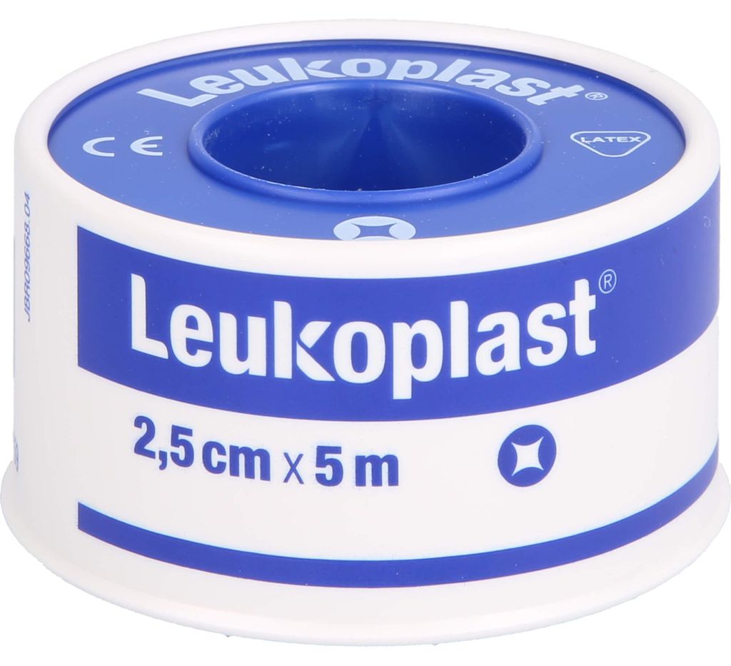 Leukoplast wasserfest 2,50 cm x 5 m zur Fixierung von Produktbild 