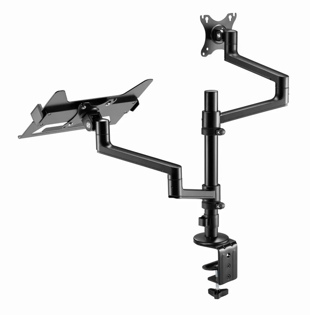Support Écran 32" et PC Portable Ajustable Charge 8kg Gembird MA-DA-04