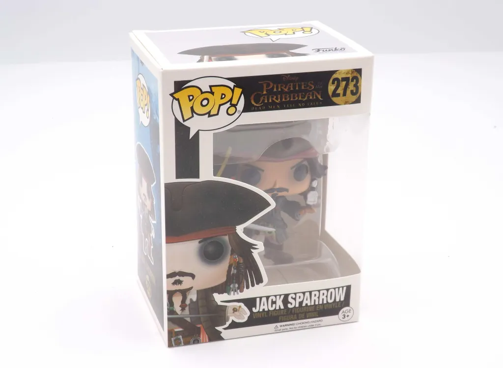 Jack Sparrow 273 Funko Pop Figurine en Vinyle Pirates des Caraïbes 9 cm