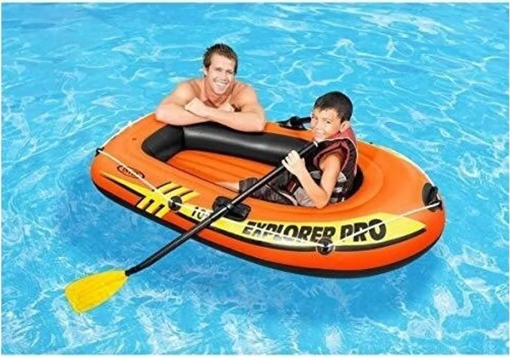 Bateau INTEX Explorer Pro 100 Robuste en Vinyle avec 3 Chambres à Air - 3