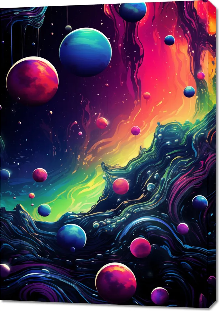 Quadro Galassie 70x100 | L'Universo nel tuo Salotto Moderno