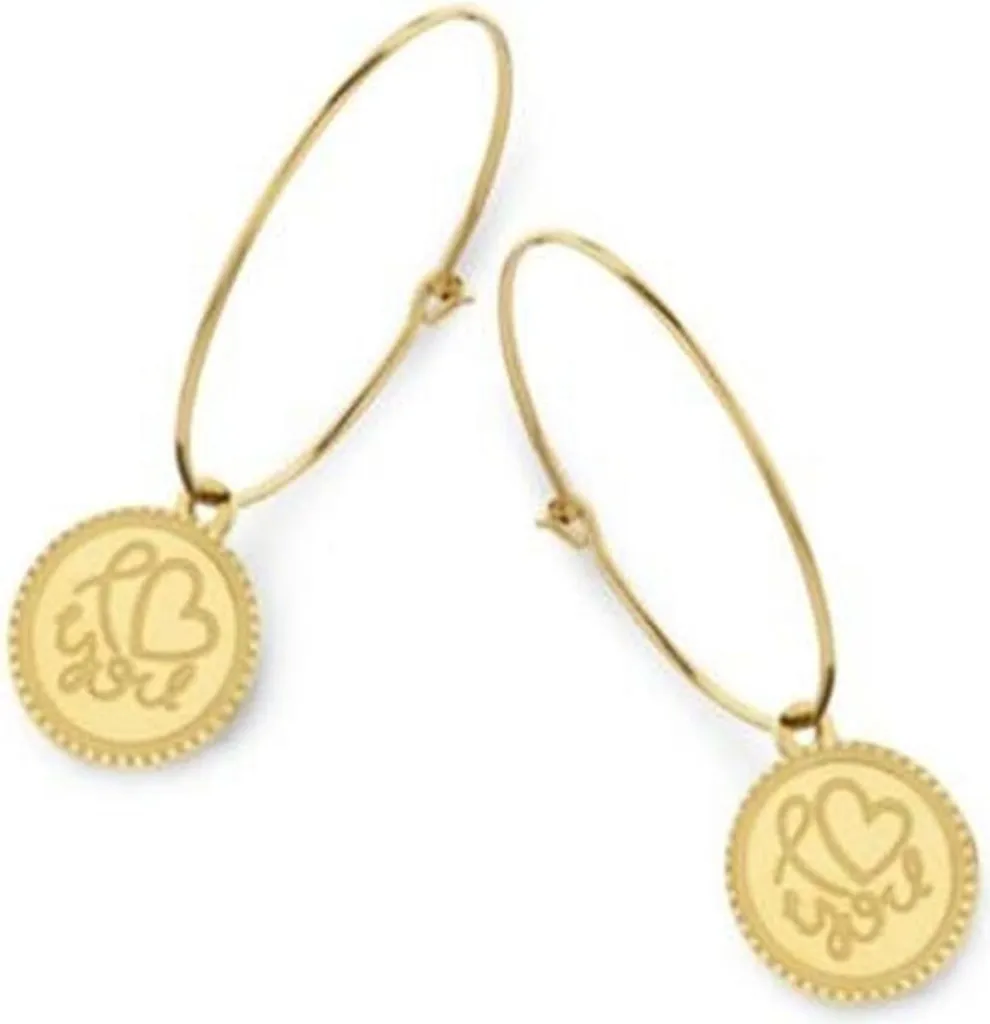 Orecchini Donna CO88 Oro 8CE-70045 | Stile Urban Chic & I Love You