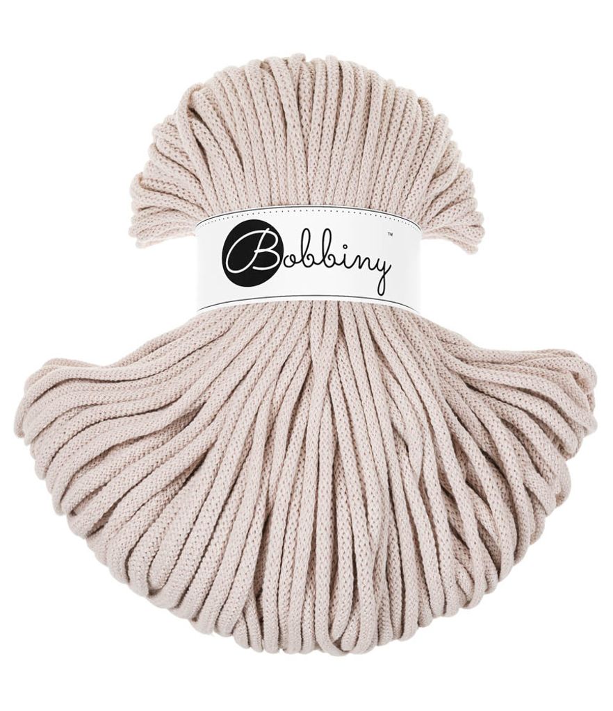 Bobbiny Premium 5 mm 100 m Nude Schnur