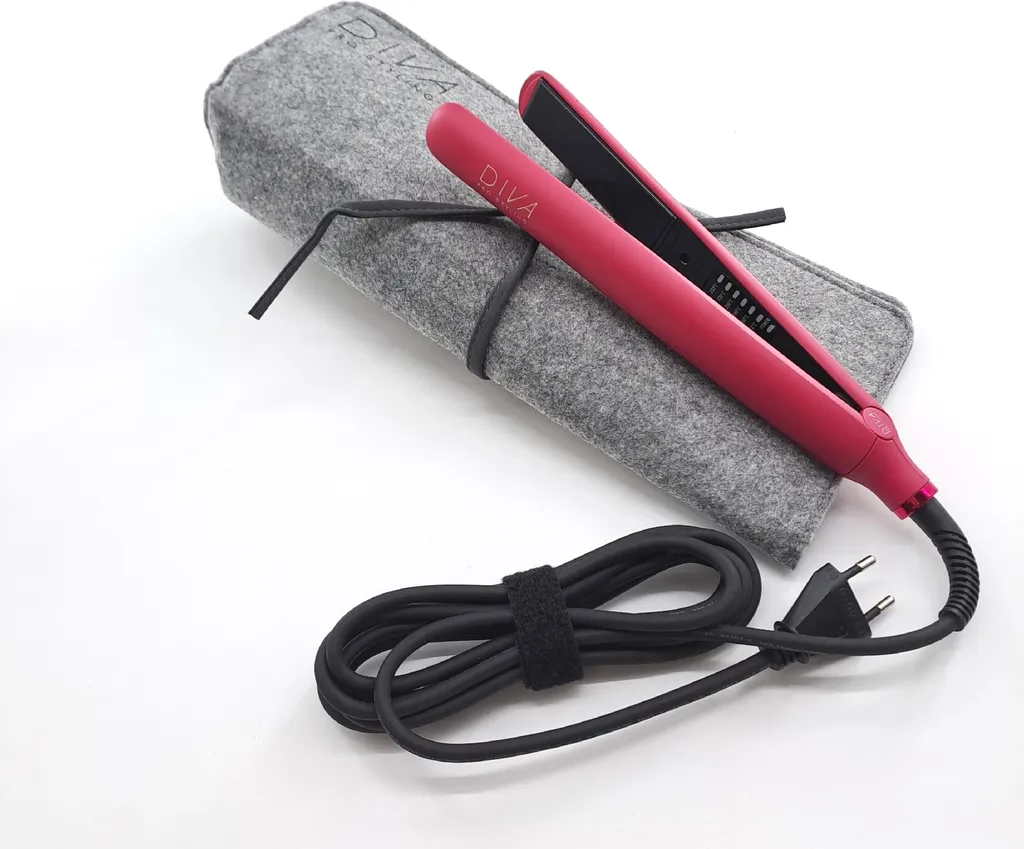 Fer à lisser professionnel Diva Pro Styler Magenta à écran digital