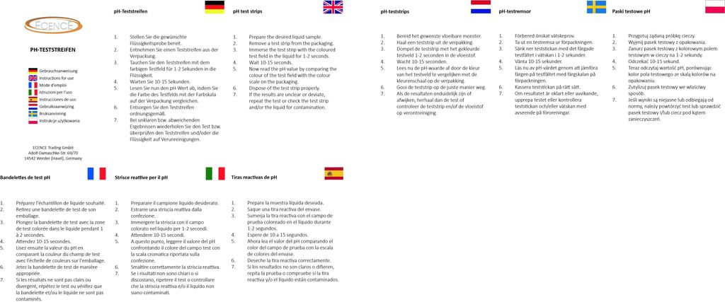 ECENCE pH Teststreifen 100 Stck, Lackmus Testpapier, Produktbild 7