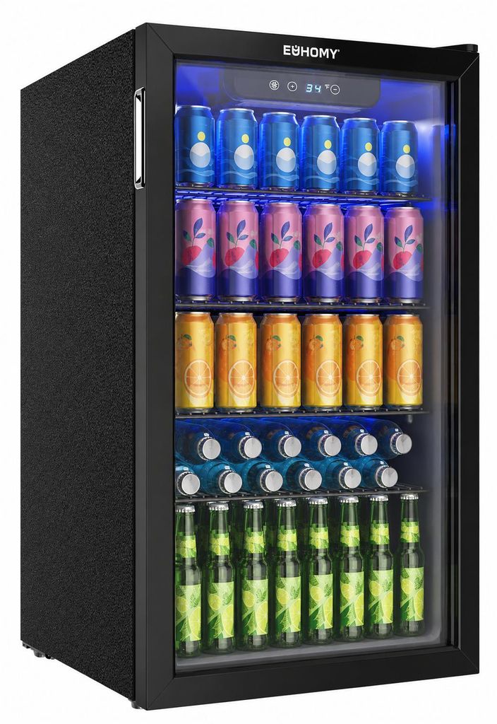 EUHOMY Frigorifero per bevande 90L, mini frigo per 126 Immagine del prodotto 