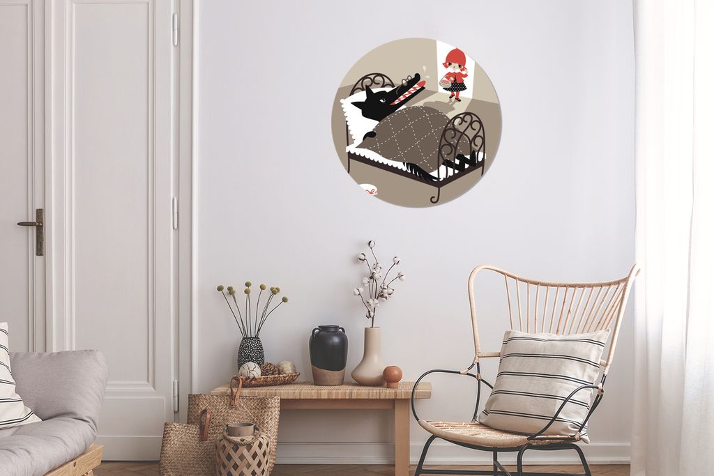 MuchoWow - Wand Kreis - Das Schlafzimmer - Die Bilder - Wandmalerei - Kunst für das Haus - das Plastik