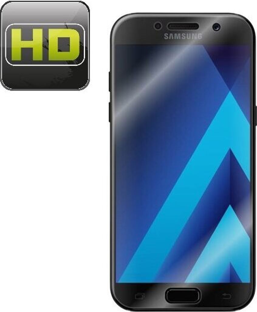 6x Displayschutzfolie für Samsung Galaxy A3 2017 FULL COVER Schutzfolie HD KLAR