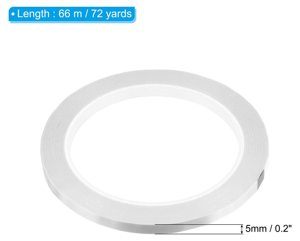 5mmx66m Feine Linien Klebeband Wei?, 3 Rollen PET Klebestreifen Selbstklebend Dš¹nnes Zierstreifen, Whiteboard Klebeband Wasserdicht Gitter Marki...