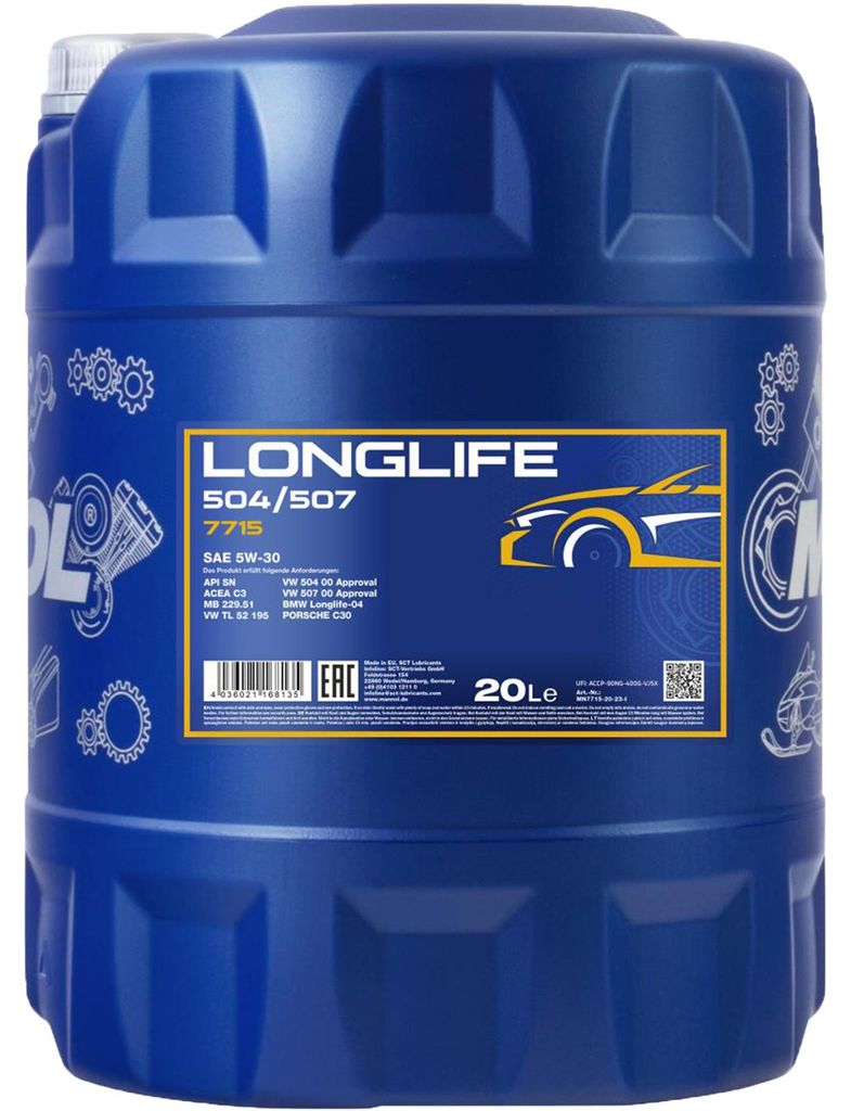 Mannol 7715 Longlife 504/507, 20L Immagine del prodotto 