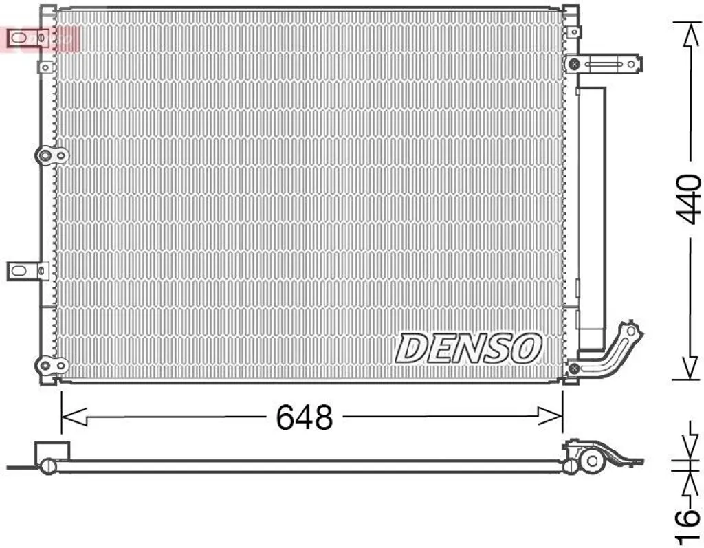 Fini les pannes de clim : Condenseur DENSO pour Cherokee KL 52014775AB