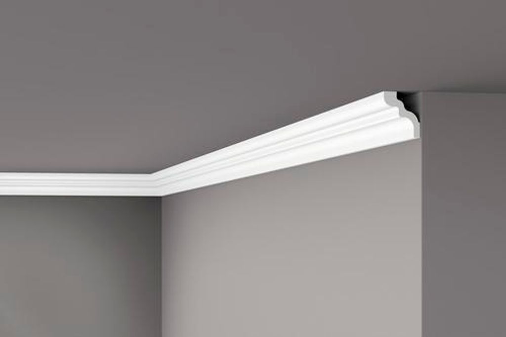 Deckenleiste D, 1 x 2 m, 49 x 42 mm Produktbild 