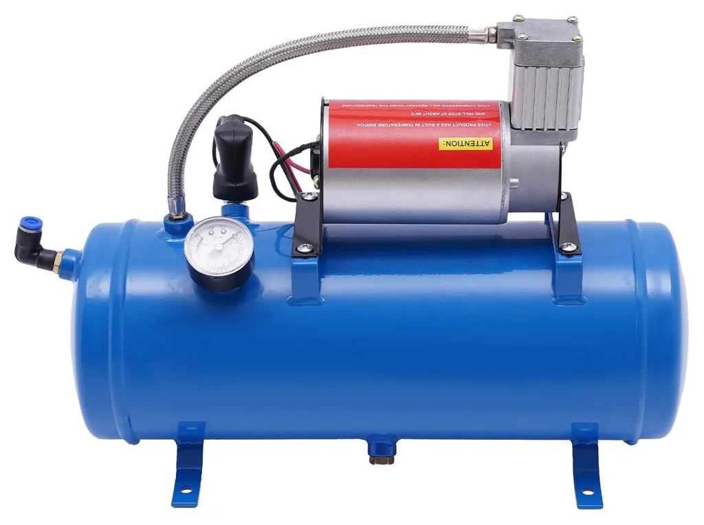 Compresseur d'air silencieux compact à régulation de pression assistée