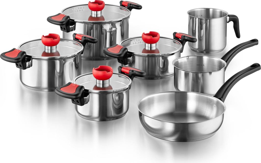 KOPF Topfset Nelo (11-teilig, Edelstahl, Induktion, mit Produktbild 