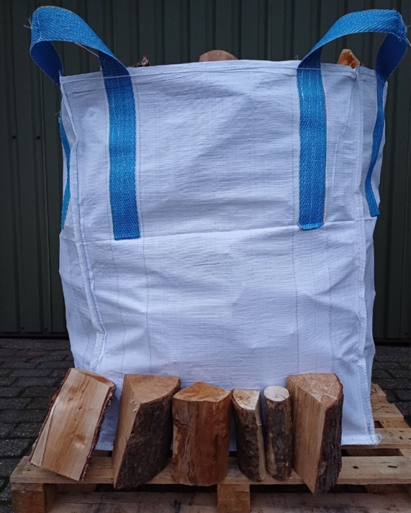 Brennholz, Mix aus Eiche, Buche, Birke, Erle | 3 Big Bags von 1,0 SRM