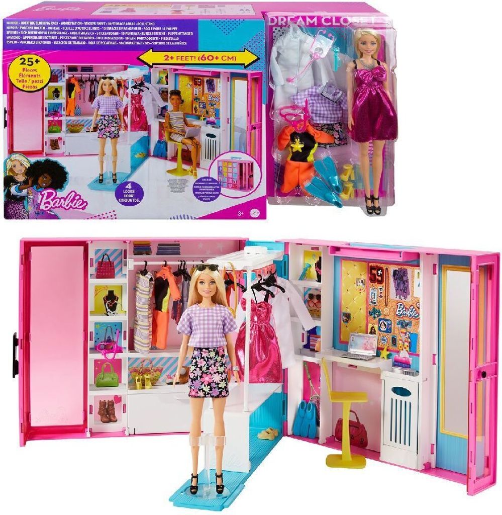 Mattel GBK10 Barbie Traum Kleiderschrank Produktbild 14