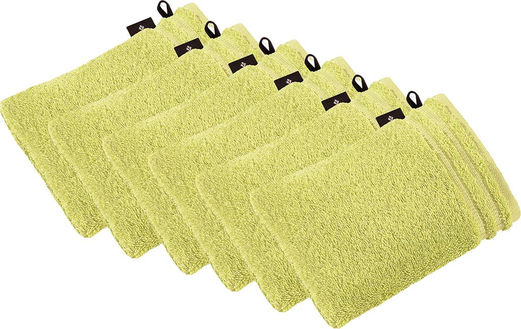 6er Pack Waschhandschuh Calypso feeling von der Marke Vossen 22 x 16 cm