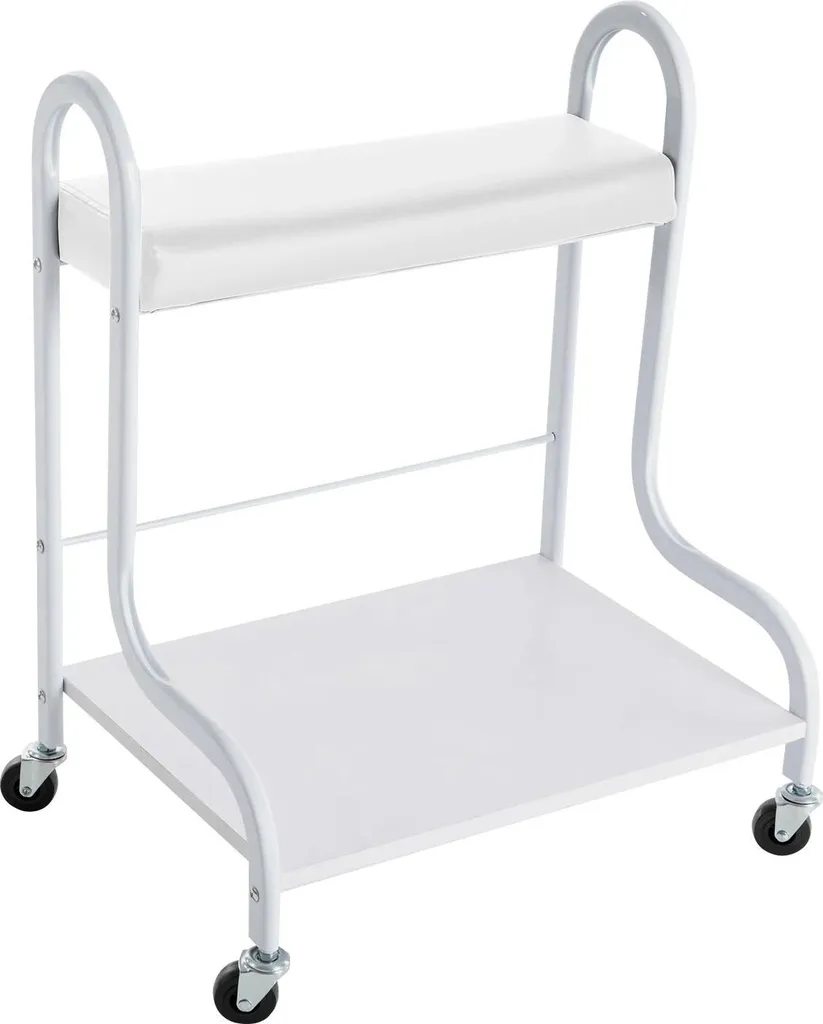 Trolley de manucure et pédicure professionnel avec rangement et roues