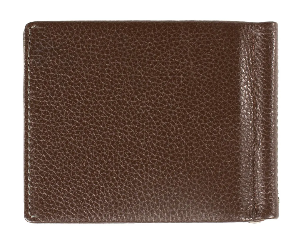 Braun Büffel Prato Portafoglio Fermasoldi RFID Pelle Marrone 8CS Dollarclip - 3