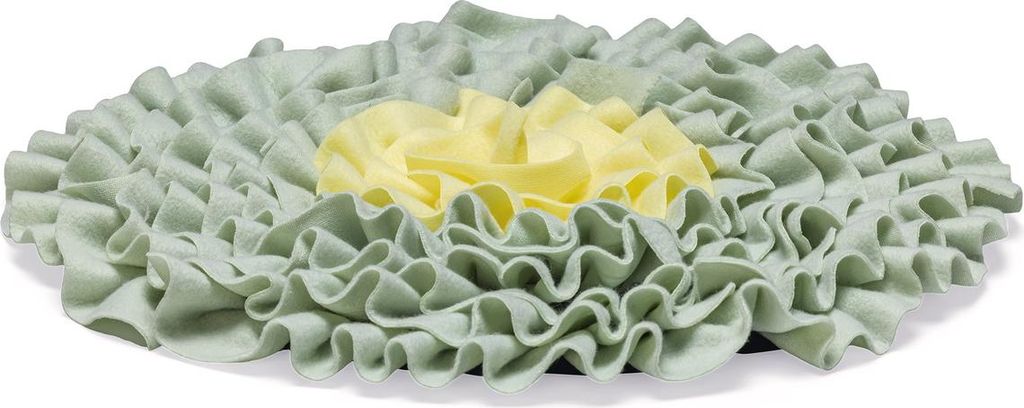 Beeztees Kitten Schnüffelmatte Flowie - Katzenspielzeug - Mint - 38x38x3
