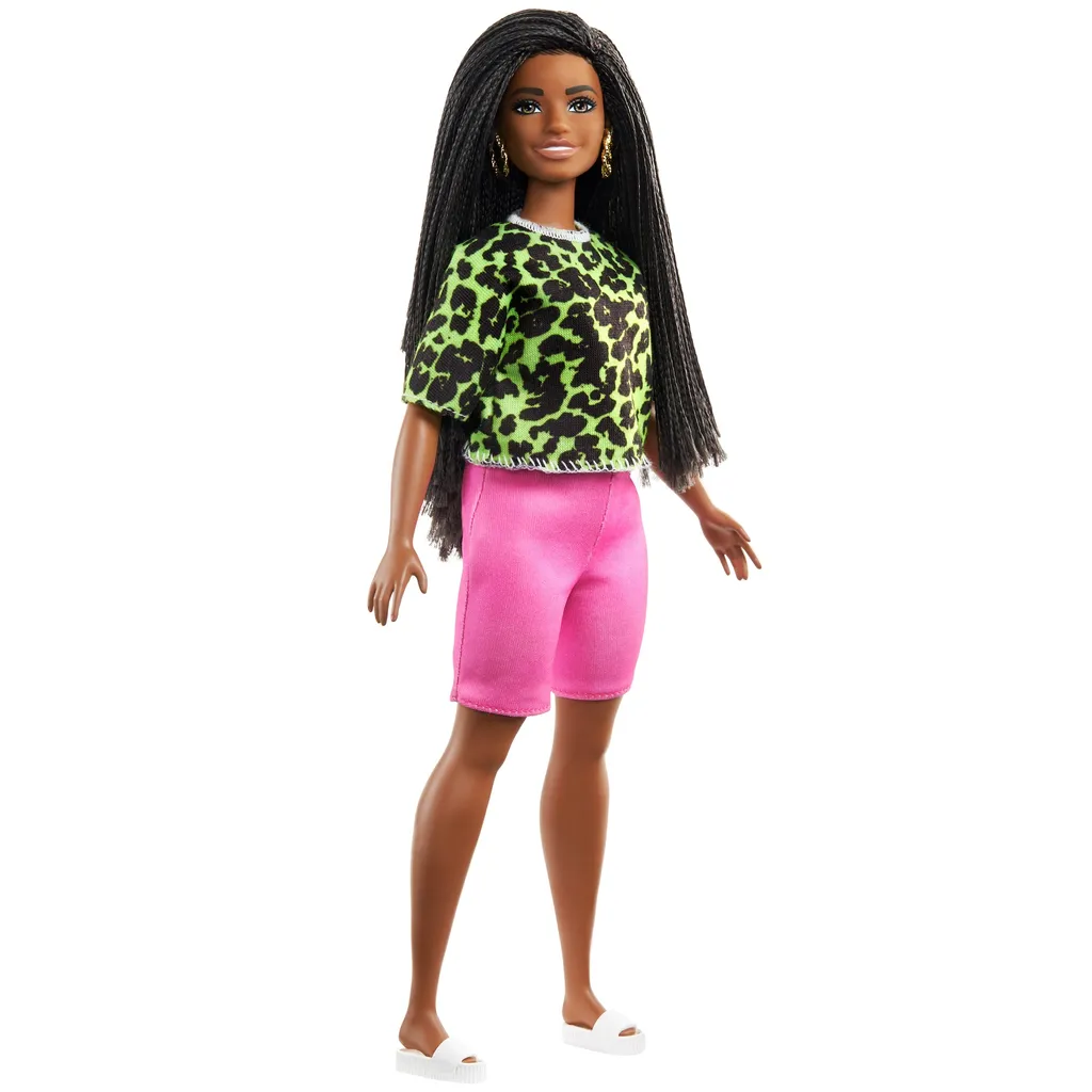 Barbie Brune Haut Vert : Poupée de Collection au Style Urbain et Frais
