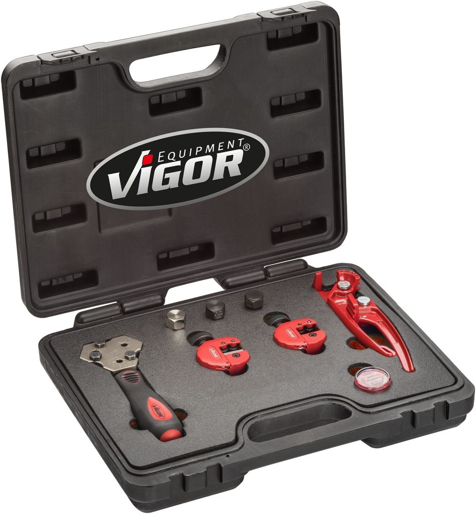 VIGOR Bördelgerät Satz V5513 9-teilig Anzahl Werkzeuge: 9