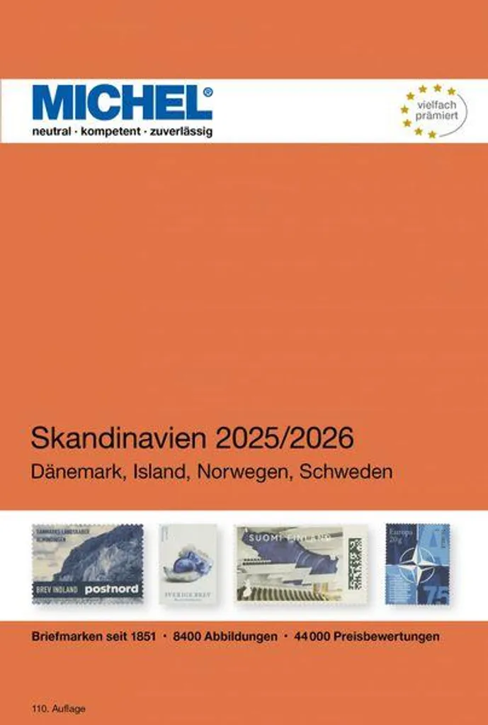 Calendrier Skandinavien 2025/2026 avec Photos de Paysages Scandinaves