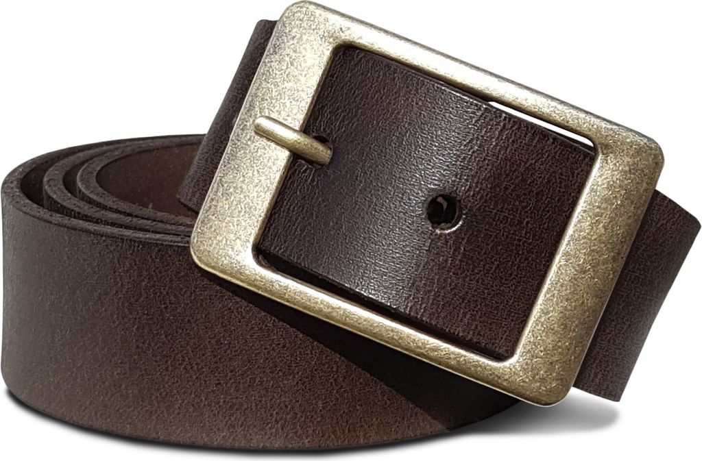 ROYALZ Vintage Ledergürtel Damen für Jeans Anzug Hosen Frauen Gürtel 4 mm starker Voll-Leder 38 mm Damengürtel