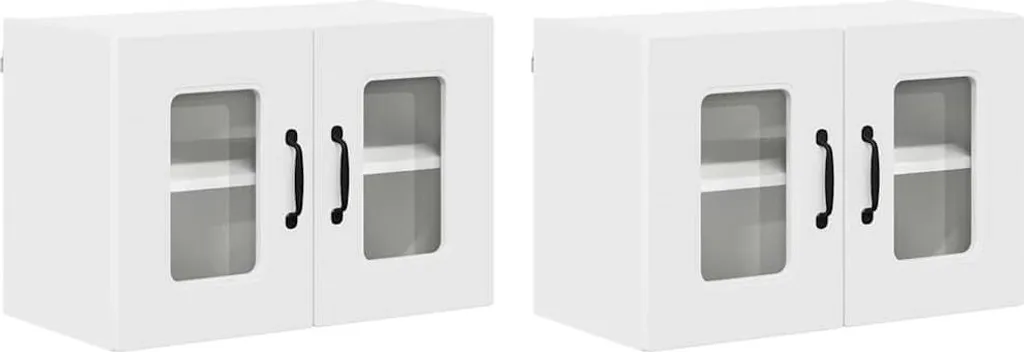Pensili Cucina Bianchi vidaXL 60cm - Design Moderno Legno Multistrato