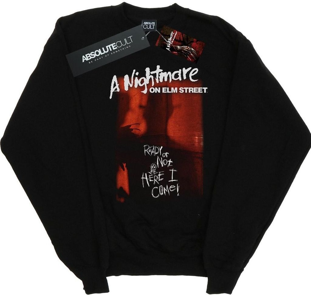 A Nightmare On Elm Street - "Here I Come" Sweatshirt für Herren BI43007 (S) (Schwarz)