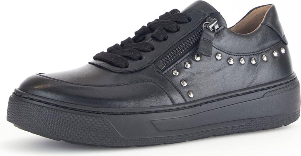 Gabor Nappa Damen Sneaker low in Schwarz, Größe 4.5