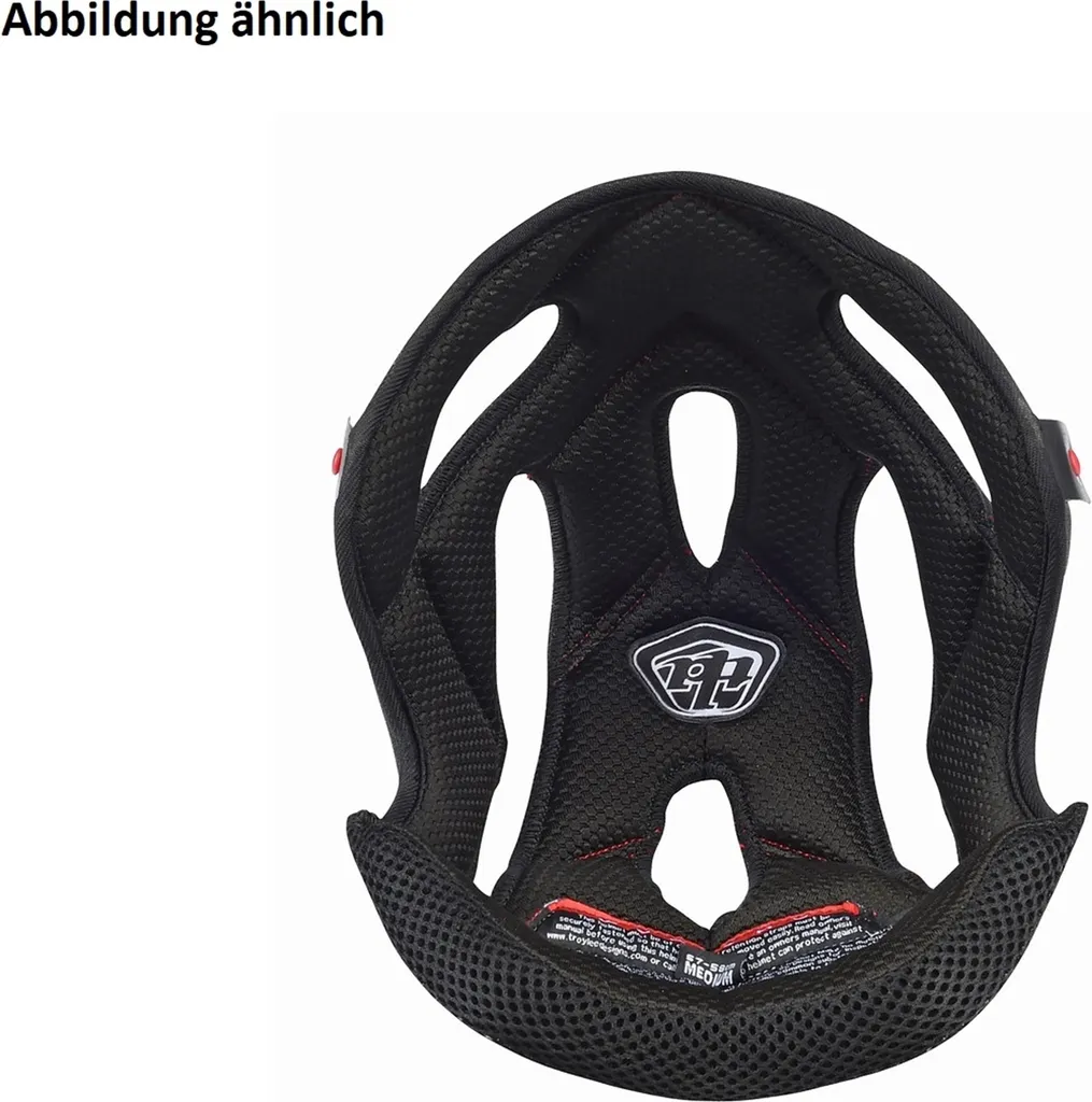 Ajuster Casque Troy Lee Designs SE5 Carbon avec Doublure XS 18mm Noire