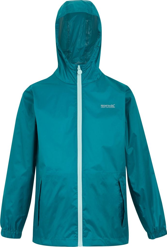 Regatta Great Outdoors Kinder Pack It Jacke III, wasserfest RG3209 (98) (Pfauenblau/Eisiges Morgenblau)
