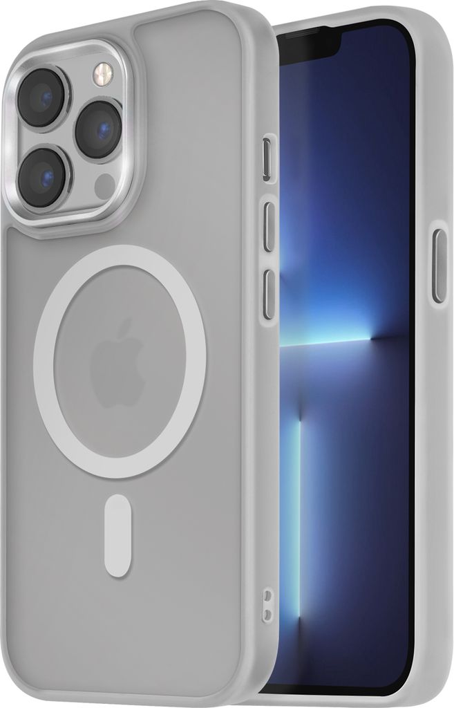 Avizar, MagSafe Hülle für Apple iPhone 13 Pro Max Frost Color, Grau
