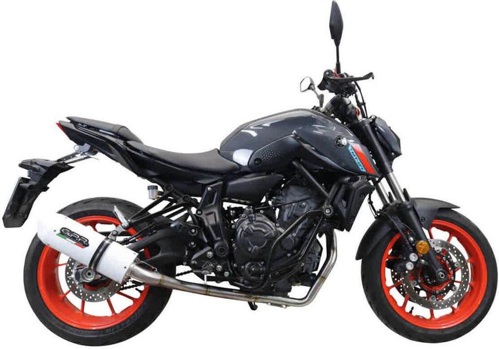GPR Albus Evo4 Komplettauspuffanlage mit Katalysator für Yamaha MT-07 2021-2024